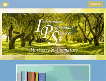 Tablet Screenshot of ipscrematory.com